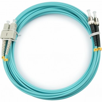 Патч-корд волоконно-оптический (шнур) HYPERLINE FC-D2-503-SC/PR-ST/PR-H-30M-LSZH-AQ