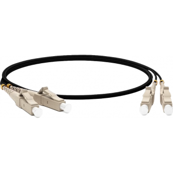 Патч-корд волоконно-оптический (шнур) HYPERLINE FC-D2-504-LC/PR-LC/PR-H-1.5M-LSZH-BK