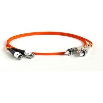 Патч-корд волоконно-оптический (шнур) HYPERLINE FC-D2-62-FC/PR-ST/PR-H-1.5M-LSZH-OR