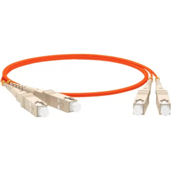 Патч-корд волоконно-оптический (шнур) HYPERLINE FC-D2-62-SC/PR-SC/PR-H-0.5M-LSZH-OR MM 62.5/125, 0.5 м