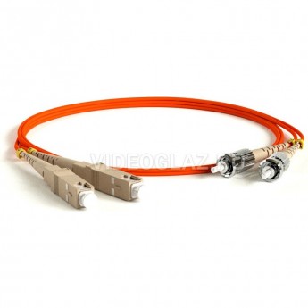 Патч-корд волоконно-оптический (шнур) HYPERLINE FC-D2-62-SC/PR-ST/PR-H-2M-LSZH-OR