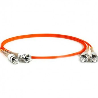 Патч-корд волоконно-оптический (шнур) HYPERLINE FC-D2-62-ST/PR-ST/PR-H-1.5M-LSZH-OR