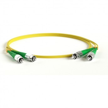 Патч-корд волоконно-оптический (шнур) HYPERLINE FC-D2-9-FC/AR-FC/AR-H-2M-LSZH-YL