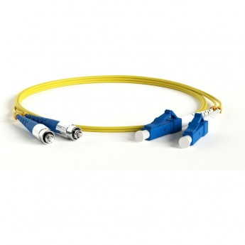 Патч-корд волоконно-оптический (шнур) HYPERLINE FC-D2-9-FC/UR-LC/UR-H-50M-LSZH-YL
