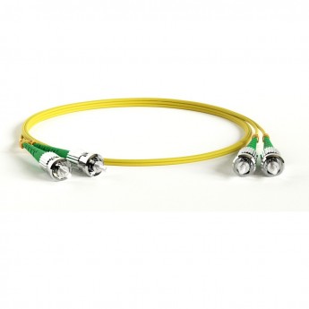 Патч-корд волоконно-оптический (шнур) HYPERLINE FC-D2-9-ST/AR-ST/AR-H-5M-LSZH-YL