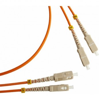 Патч-корд волоконно-оптический (шнур) HYPERLINE FC-D3-50-SC/PR-SC/PR-H-2M-LSZH-OR