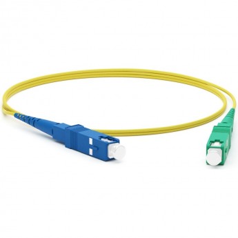 Патч-корд волоконно-оптический (шнур) HYPERLINE FC-S2-9-SC/UR-SC/AR-H-1.5M-LSZH-YL