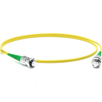 Патч-корд волоконно-оптический (шнур) HYPERLINE FC-S2-9-ST/AR-ST/AR-H-1M-LSZH-YL