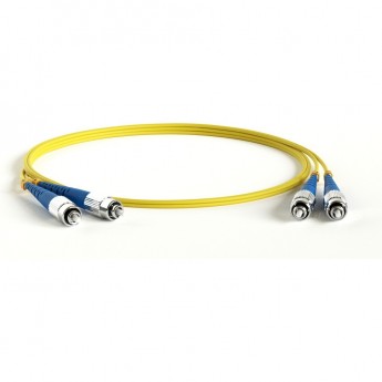 Патч-корд волоконно-оптический (шнур) HYPERLINE FC-S3-9-FC/AR-FC/UR-H-0.5M-LSZH-YL