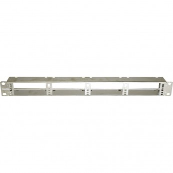 Патч-панель 19" для претерминированных медных и оптических кассет HYPERLINE PPTR-19-8CU-STL