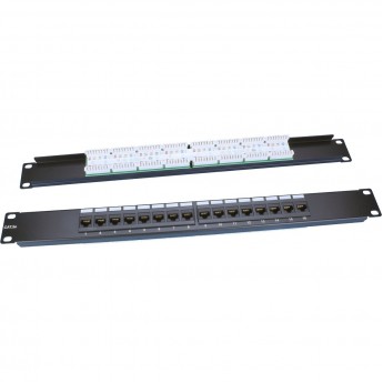 Патч-панель 19" HYPERLINE PP3-19-16-8P8C-C5E-110D