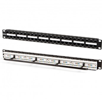 Патч-панель высокой плотности HYPERLINE PPHD-19-48-8P8C-C6-110D