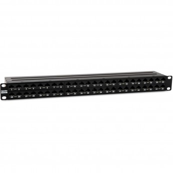 Патч-панель высокой плотности HYPERLINE PPHD-19-48-8P8C-C6A-110D