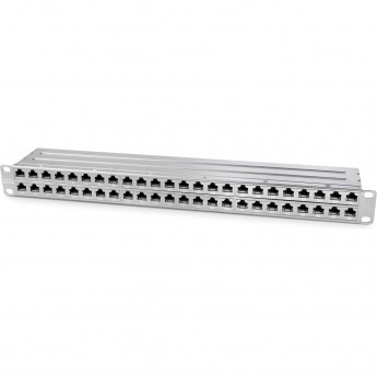 Патч-панель высокой плотности HYPERLINE PPHD-19-48-8P8C-C6A-SH-110D