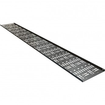 Перфорированный вертикальный кабельный организатор-лоток HYPERLINE CDV-150x9-42U-RAL9005