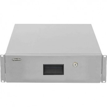 Полка (ящик) для документов с замком HYPERLINE TDR3-3U-460-RAL7035 Полка (ящик) для документов с замком HYPERLINE TDR3-3U-460-RAL7035