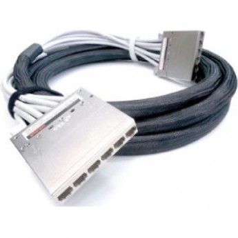 Претерминированная медная кабельная сборка с кассетами HYPERLINE PPTR-CT-CSS/C6AS-D-CSS/C6AS-LSZH-3M-GY