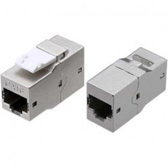 Проходной адаптер HYPERLINE CA2-KJ-C6A-SH-BK