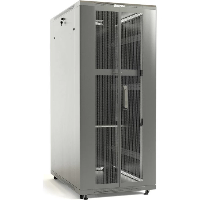 Шкаф напольный 19-дюймовый HYPERLINE TTB-3268-DD-RAL7035 451937