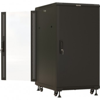 Шкаф напольный 19-дюймовый HYPERLINE TTBR-2268-AS-RAL9004