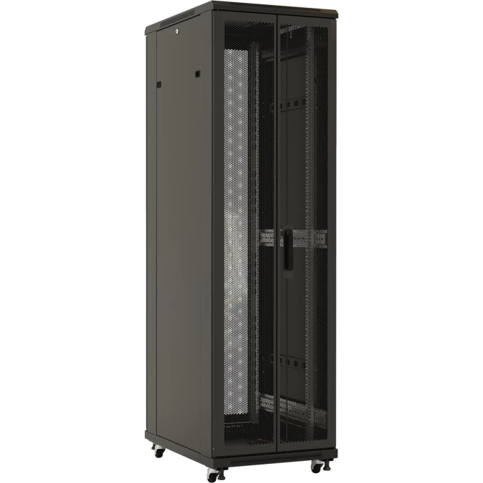 Шкаф напольный 19-дюймовый HYPERLINE TTBR-4268-DD-RAL9004 393614 Шкаф напольный 19-дюймовый HYPERLINE TTBR-4268-DD-RAL9004 393614