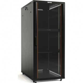 Шкаф напольный 19-дюймовый HYPERLINE TTBR-4281-AS-RAL9004, 42U, 2055x800х1000 мм
