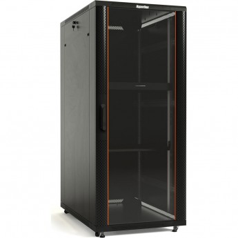 Шкаф напольный 19-дюймовый HYPERLINE TTBR-4781-AS-RAL9004, 47U, 2277x800х1000 мм