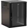 Шкаф настенный 19-дюймовый HYPERLINE TWB-1266-GP-RAL9004 392634