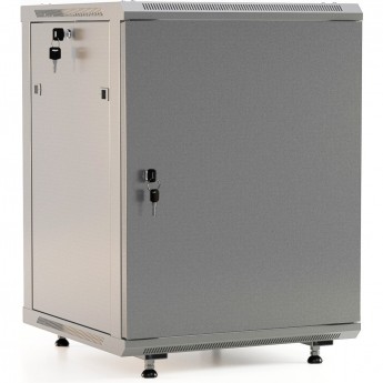Шкаф настенный 19-дюймовый HYPERLINE TWB-FC-1266-SR-RAL7035