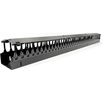 Вертикальный кабельный организатор 32U HYPERLINE CMF-OR-32U-150x106-C-RAL9005