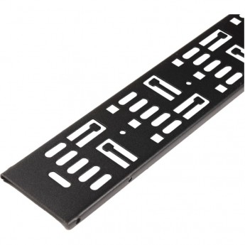 Вертикальный кабельный организатор-лоток HYPERLINE перфорированный, 75x9 мм, для шкафа высотой 42u типа tsr, черный