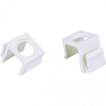 Вставка формата Keystone Jack для коаксиальных разъемов HYPERLINE KJ1-COAX-WH