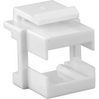 Вставка формата Keystone Jack, для проходного адаптера SC или dLC HYPERLINE KJ1-SC/DLC-WH