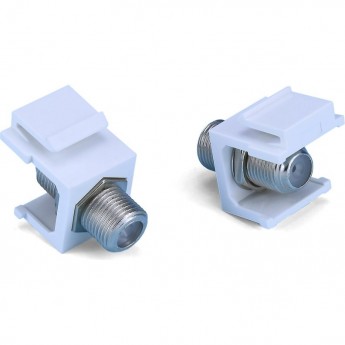 Вставка формата Keystone Jack HYPERLINE KJ1-FCON-N-WH