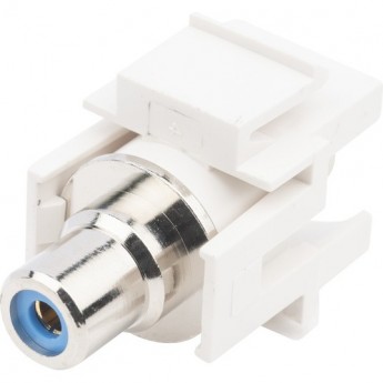 Вставка формата Keystone Jack HYPERLINE KJ1-RCA/BL-D-WH