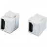 Вставка формата Keystone Jack с проходным адаптером HDMI 2.0 (Type A) Hyperline KJ1-HDMI-AS18-WH 247089