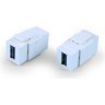 Вставка формата Keystone Jack с проходным адаптером USB 3.0 (Type A) HYPERLINE KJ1-USB-A3-WH 247150