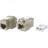 Вставка Keystone Jack RJ-45(8P8C) HYPERLINE KJ8-8P8C-C5e-180-TLS-SH-F-WH 426191