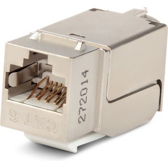 Вставка Keystone Jack RJ-45(8P8C) HYPERLINE KJNE-8P8C-C6-90-SH-F-WH